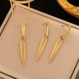 Gold Plated Nature Leaf Luxury