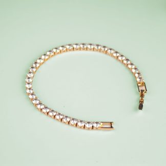Clear Gold Casual Bracelet