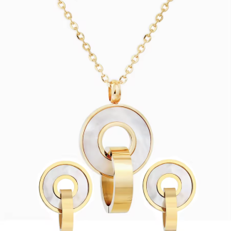 Gold Plated Tiffany Set